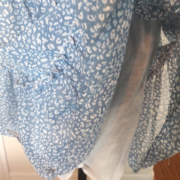 Blue and white print dress - Picture 7 of 7